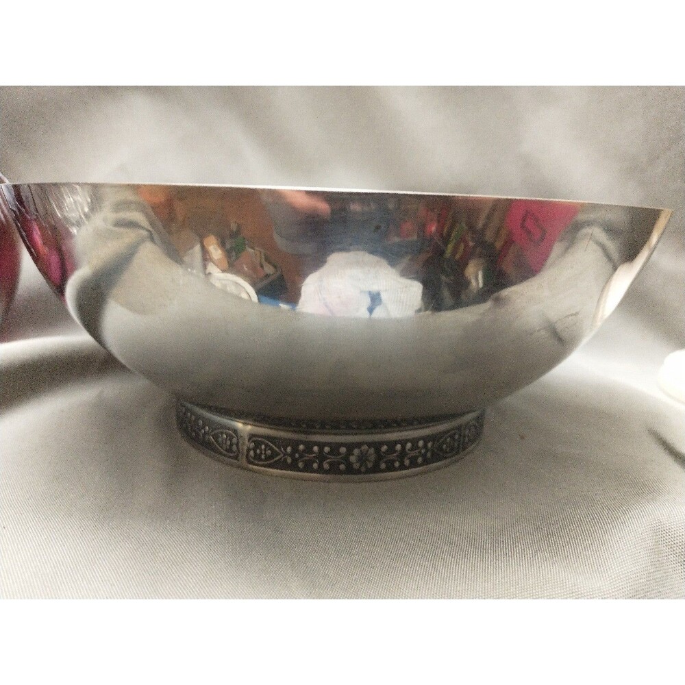 CORDOVA Riviera STAINLESS STEEL SERVING BOWL 60'S Retro Vintage Mid Century MoD
